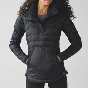 Lululemon | Black Down for a Run Pullover